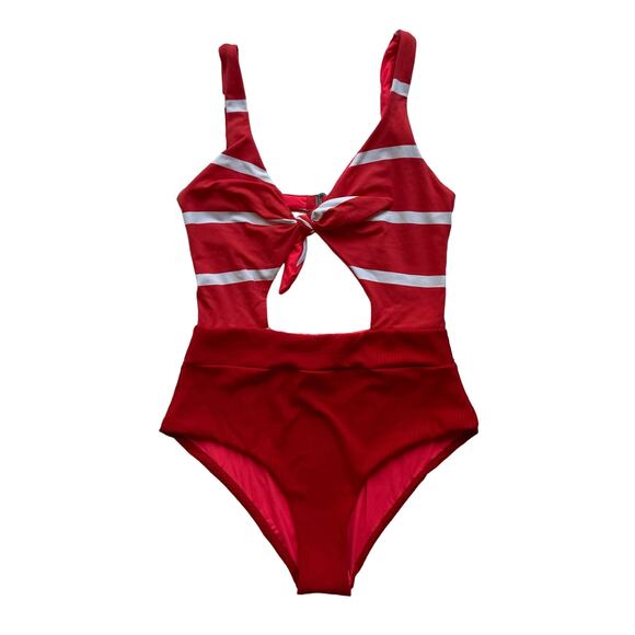Maaji Green Safri Signature Cut Plunge One Piece main image 1